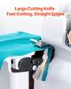 Serger Overlock Sewing Machine, 1250 Stitches Per Minute, 3 and 4 Thread Capability, with LED Light and Strong Suction Feet, Heavy-Duty Metal Frame