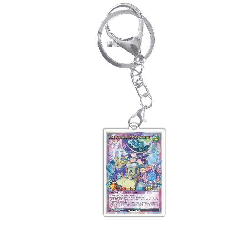Keychains for Yugioh Rush Duel Rd Princess Cosmos Deathtacle Acrylic Pendant Backpack Ornament Decoration Anime Game Fans Gift