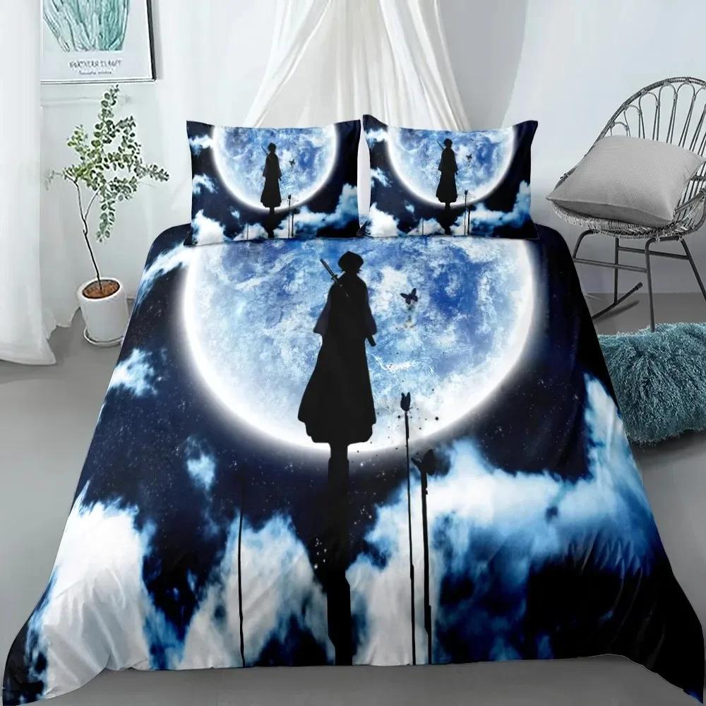 Comforter Anime Bleach Boys Bedding Set King Queen Double Full Twin Single Size Set Bed Set