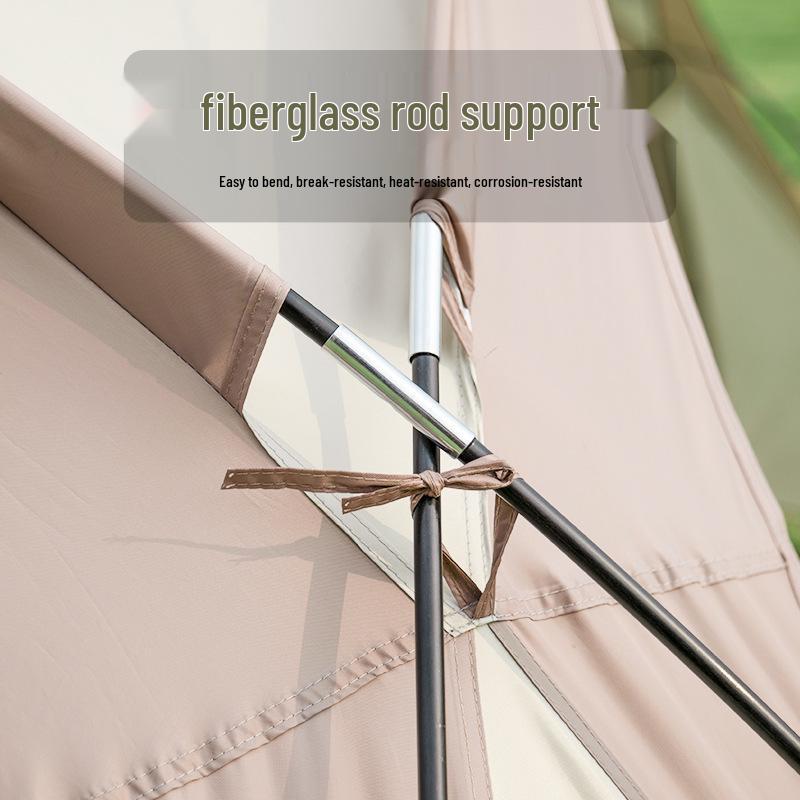 Dome Canopy Tent: Multi-Person Sunshade, Weather Protection, Portable for Outdoor Camping.