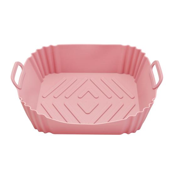 Silikonové vložky do horkovzdušné fritézy Čtvercový pekáč Opakovaně použitelný koš do horkovzdušné fritézy Kuchyňský vařící gadget pro horkovzdušnou fritézu