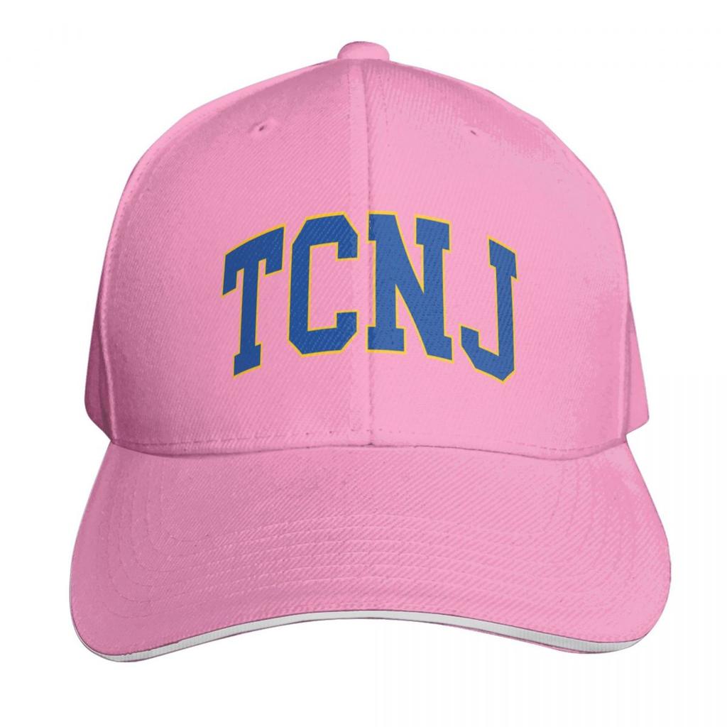 Tcnj  Varisty Font Curved Baseball Cap Beach Hat Western Hat New In Hat Unisex Luxury Unisexs Caps Womens