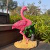 Clearance Resin Coconut Tree & Flamingo Garden Ornaments for Outdoor Balcony & Courtyard