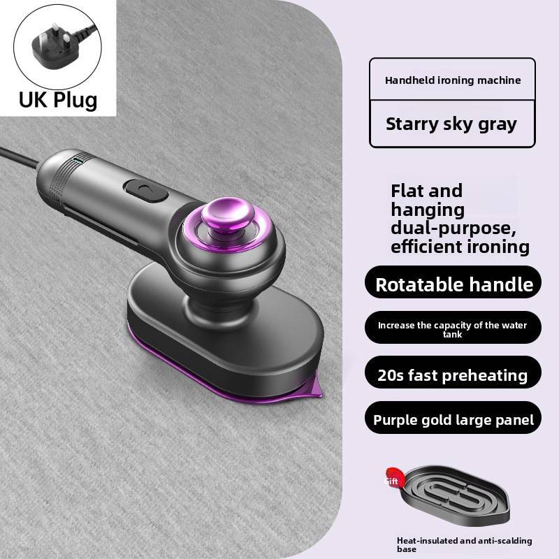 Portable Dry And Wet Handheld Steamer With Rotating Foldable Design For Home Use