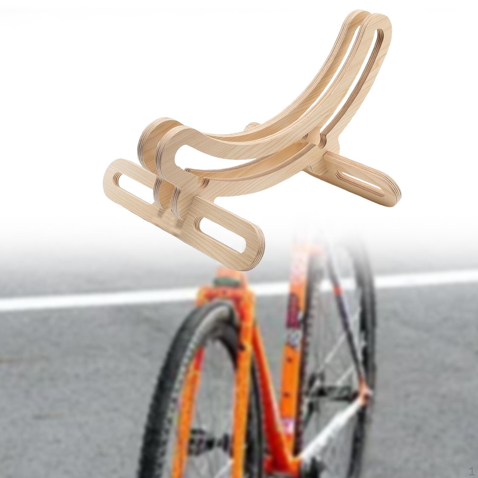 

Деревянная стойка для велосипеда, держатель для взрослых, прочная отдельно стоящая напольная стойка для шоссейного велосипеда, парковка для