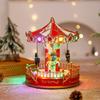 Christmas Carousel Music Box Ornament - Festive Decoration & Gift