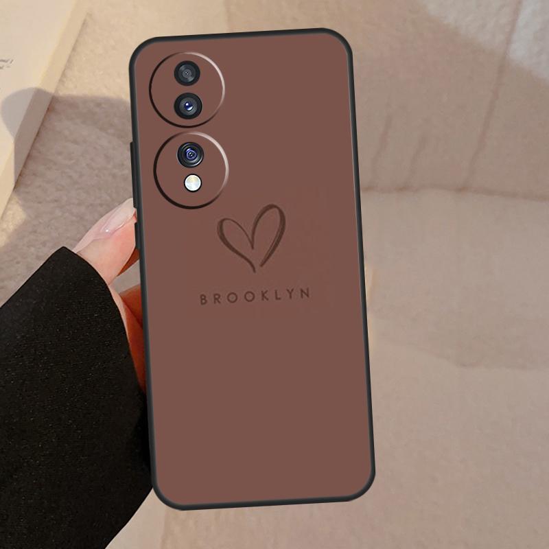 Personalized Name Pastel Case For Honor X9b X9a X8a X7a X6a X6 X7 X8 X9 8X 9X Honor Magic 5 Pro 50 70 90 Lite Cover