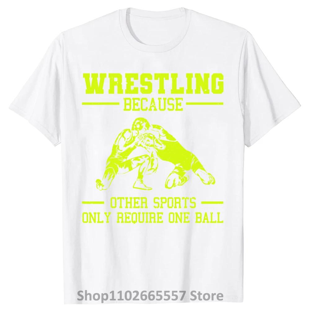 Rolig brottningsdesign för män T-shirt Brottas Atlet Mode Casual Tryck T-shirt Män Harajuku Sportkläder Roliga T-shirts