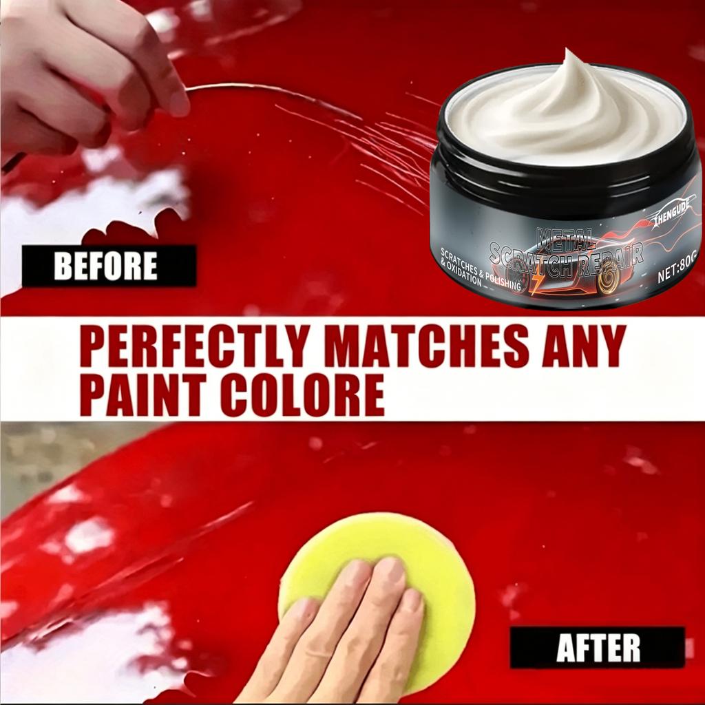 Brand New Chrome Alloy and Metal Polishing Paste - Automotive Coating Repair Cream for Making Wheels, Bumpers, Etc. Shiny. Chrome Plating