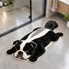 Faux Cashmere Animal Shaped Rug Absorbent Bathroom Doormat Bedroom Floor Mat  Entryway Decor