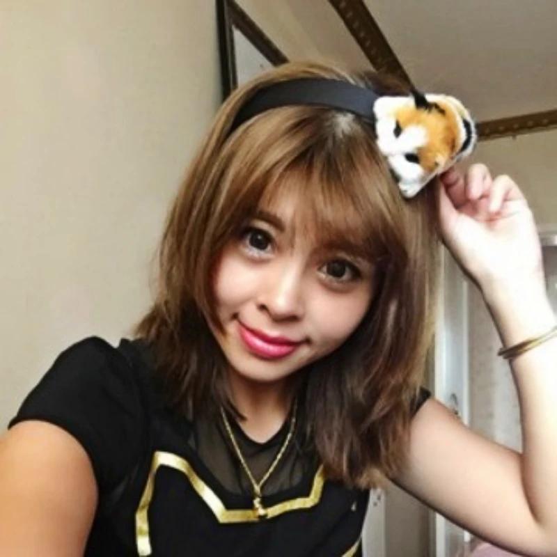 Hair Band Wool Felt Plush Toys Cute Hair Accessories Animal Simulation Crafts Cute Cat Headband Ladies Hair Accessories Party