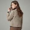 Klache Stand Collar Tweed Jacket B4s0747