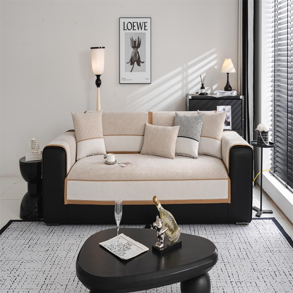 

Простая современная подушка для дивана из композитного материала шенилла, легкая, роскошная, удобная, нескользящая, многоместная, комбинированная подушка для дивана 70x70