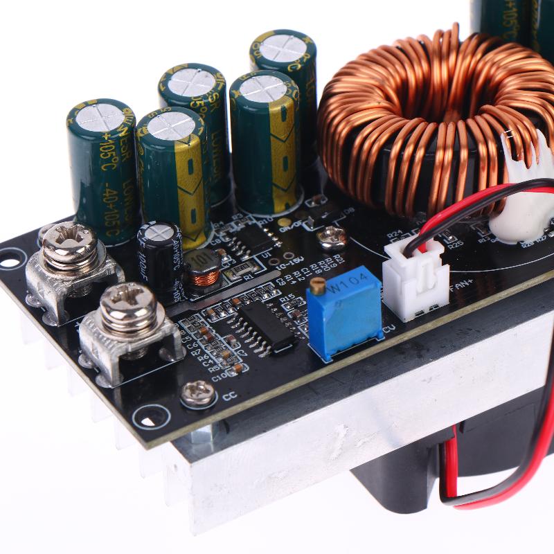1200W DC-DC Step-down Voltage Converter 15-90V To 2.5-72V Adjustable Regulator Module for Security Monitoring Power