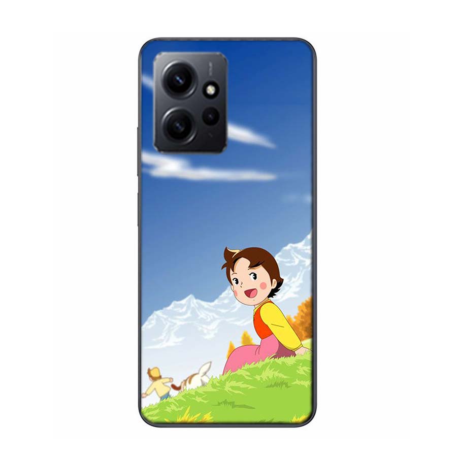 Heidi Cartoon Phone Case For Redmi Note 14 15 Pro 5G 13 12 Pro Plus 11 11T 11E 11S 10 Pro 10S 9 9S Cover Cell Clear TPU Capa Com