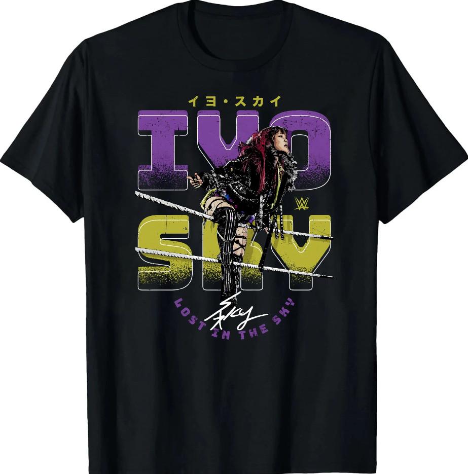WWE IYO SKY Черная футболка с канатами 2XL