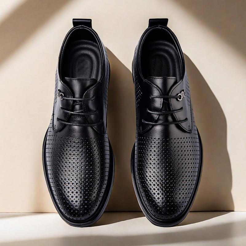 Fashion Outdoor Leisure New Summer Breathable Men's Shoes  Shoes for Men Elegant Casual Business Gentleman Luxury Formal Social Male