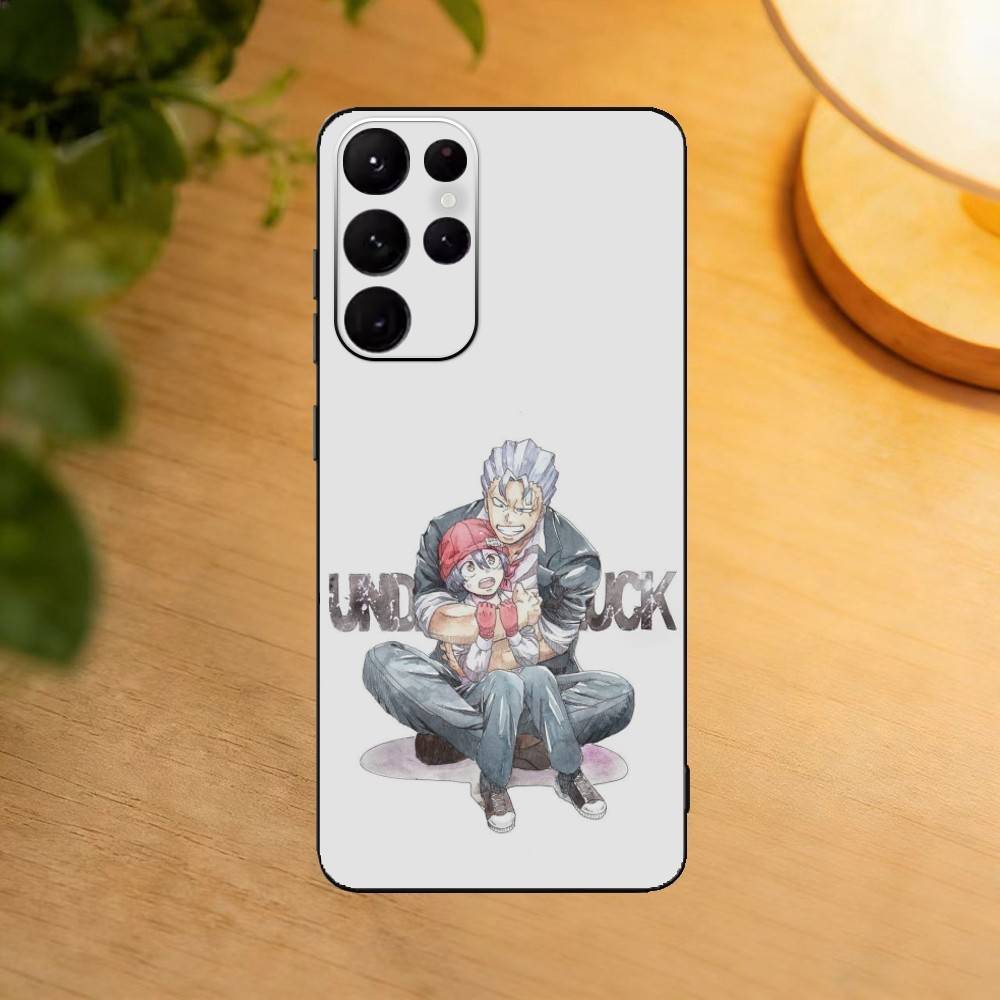 Anime Undead Unluck Andy Phone Case For Samsung S25,24,23,22,30,21,10,9,Ultra,Plus,Lite Soft Black Case