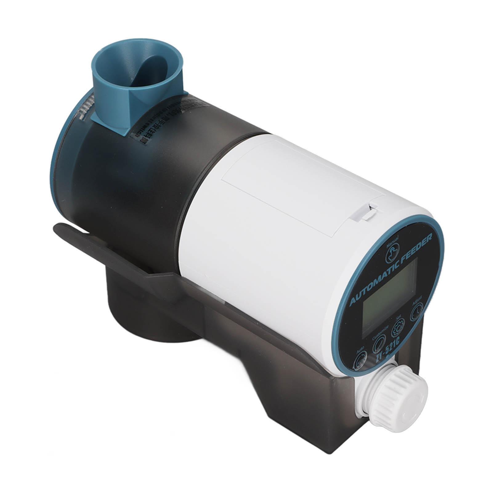 Auto Fish Feeder Multifuncition Aquarium Tank Timer Fish Feeder with LCD Display for Fish Tank Aquarium