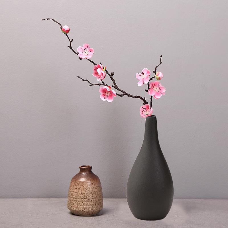 Pflaumenblütenzweig-Dekoration - Künstliche Blumendeko für Wohnzimmer & Esstisch