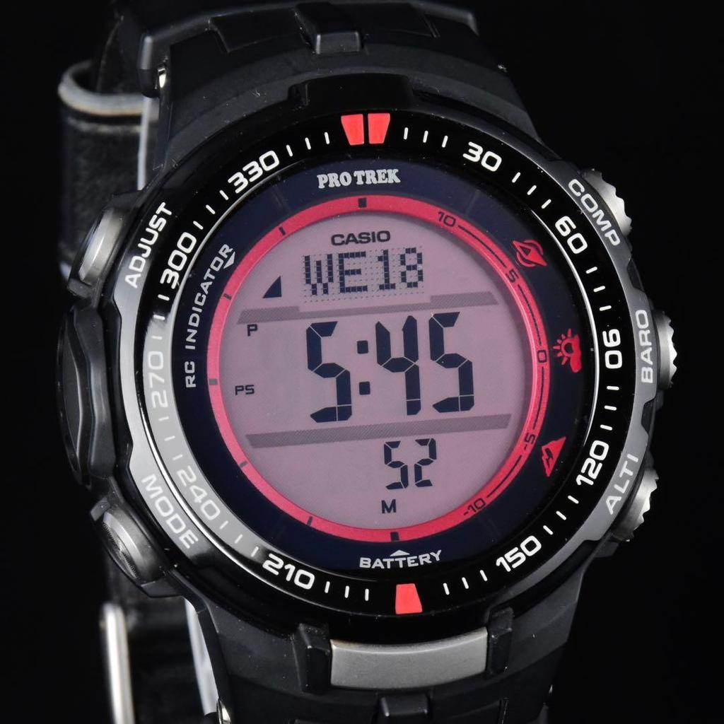 Used Excellent condition CASIO PRO TREK PRW-3000G-1JR (Overseas model)