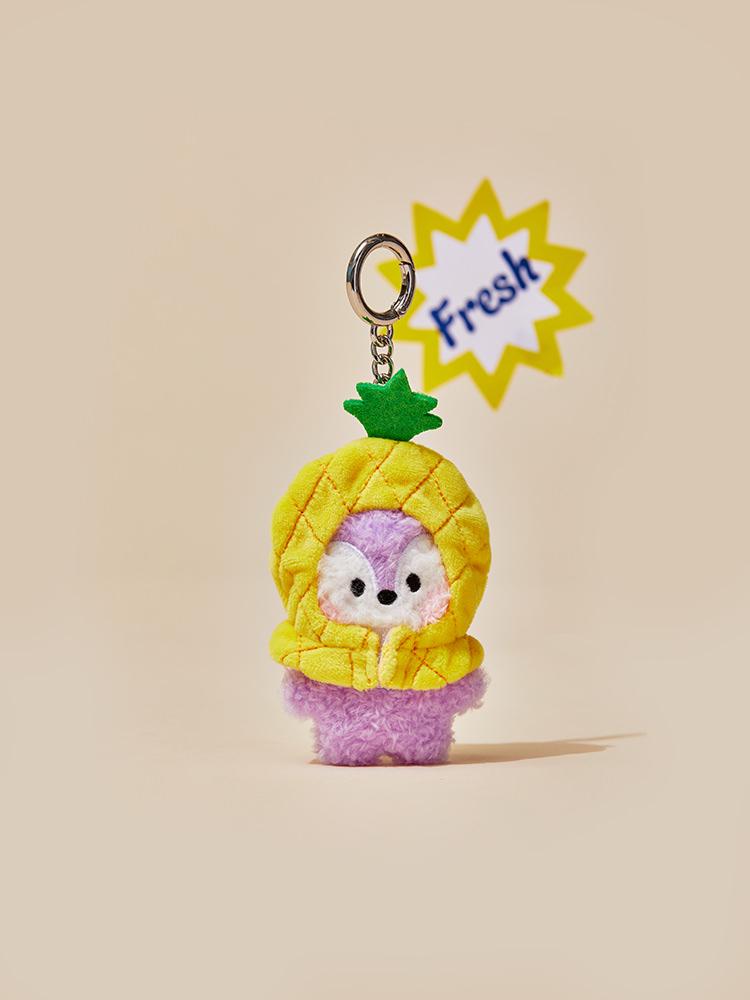LINE FRIENDS BT21 MANG Mini Minini Pineapple Fruit Plush Keychain