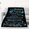1 piece butterfly pattern envelope printed flannel blanket for my granddaughter grandma blanket, soft blanket nap blanket sofa b