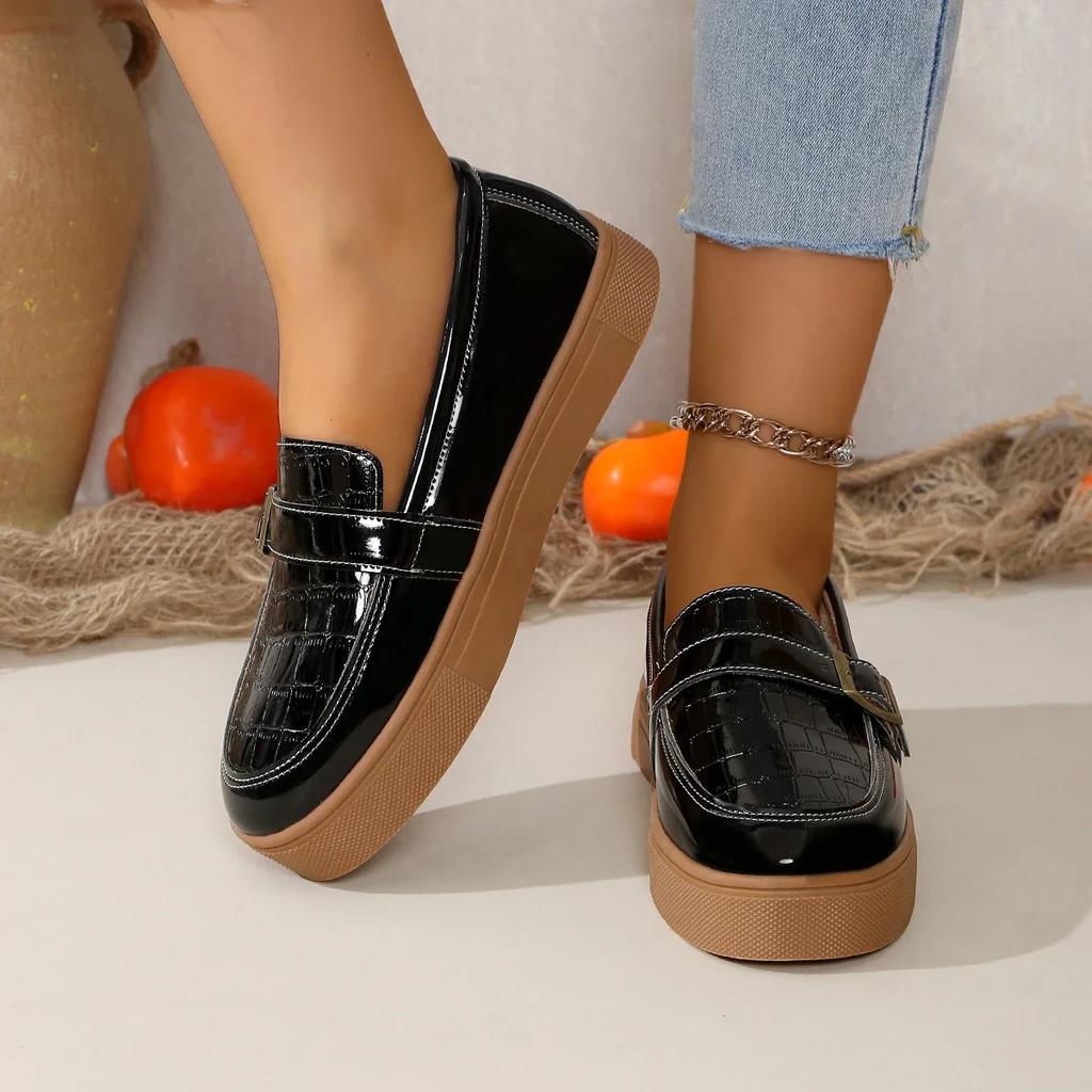 Fashion Women Fashion Walking Baotou Comfortable Sneakers Women Outdoor Slip On Wedge Casual Flat Shoes Spring Autumn Zapatos De Mujer