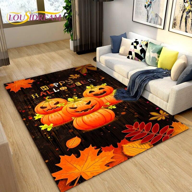 

Хеллоуїн, новий рік, мультфільм жахів, декоративний килим, килимовий килимок для вітальні, спальні, дивана, кухонного придверного килимка, нековзний килимок для підлоги 40x60cm