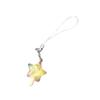 Adorable Small Ice Cream Phone Charm Glittering Resin Keychain with Star Jellyfish Design for Fashion Lover Present