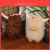 Highland Cow Plush Toy For Home Decor And Play Scottish Cattle Stuffed Animal