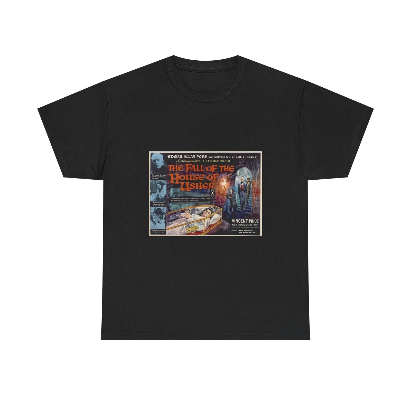 The Fall of the House of Usher (1960) Vintage Horror Movie Poster kids boys kids boys kids boys kids boys kids boys T-shirt 100