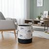 Portable Canvas Laundry Basket Cartoon Organizer Basket Cute Toys Storage Basket  Bedroom