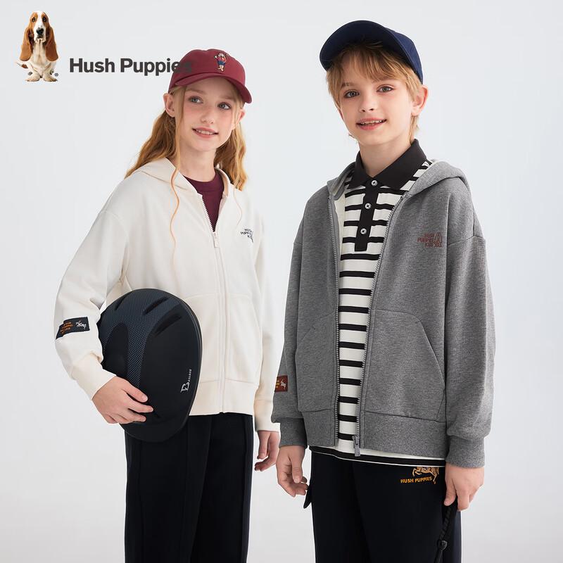 Hush Puppies Kids' Casual Hooded Sweatshirt Jacket