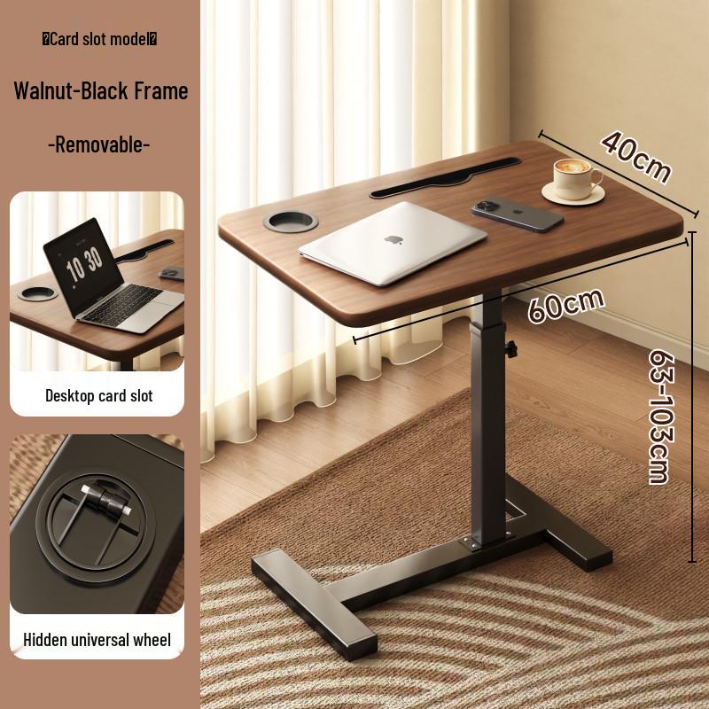 Adjustable Bedside Computer Desk: Movable and Foldable Table for Living Room, Sofa, Bedroom, or Study.