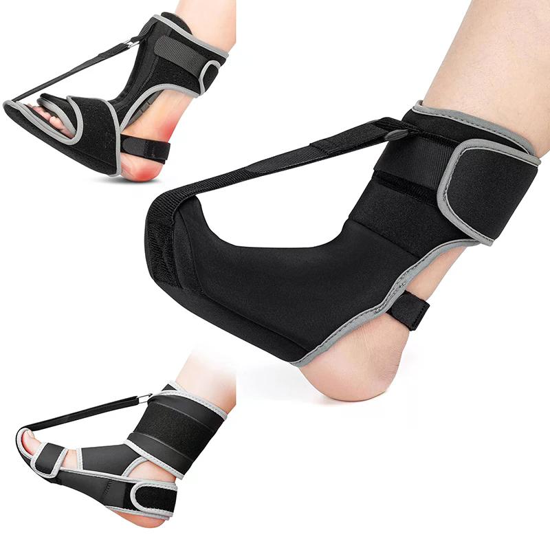 Nachtschiene bei Plantarfasziitis, verstellbare Schwammpolsterung, Knöchel-Fußgewölbestütze, Stretch-Stiefel, Linderung von Sehnenentzündungen, Fußheberschiene