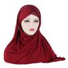 Polyester Turtleneck Hat With Milk Silk Forehead Glitter For Allseason Wear
