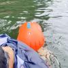 Swimming Pool Buoy Tow Floats Inflatable Life Saving Swim Buoy Pvc Inflated Air Drying Bag Drift Bag Pool Accessory Open Water