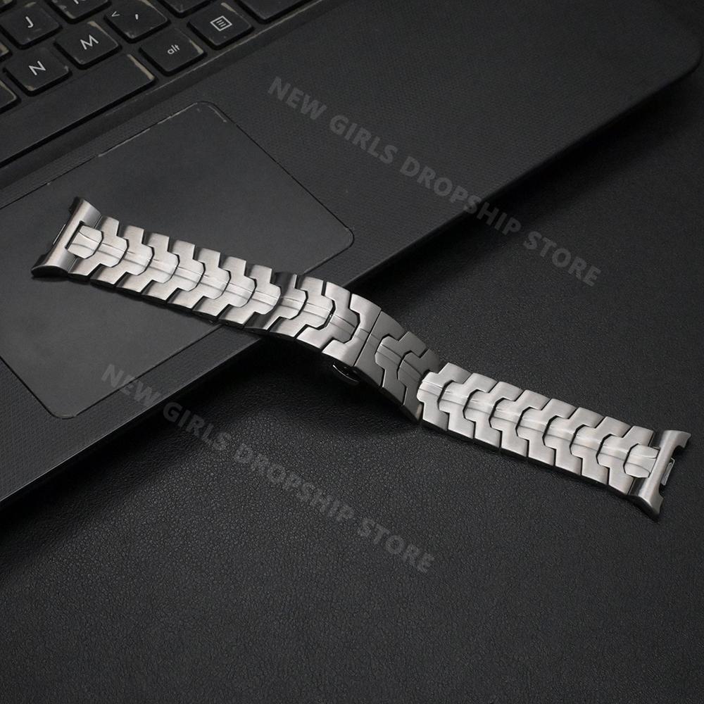 Kovový náramek Business pro Samsung Galaxy Watch 8 Classic 46mm Nerezový řemínek pro Galaxy Watch 8 44mm 40mm Příslušenství