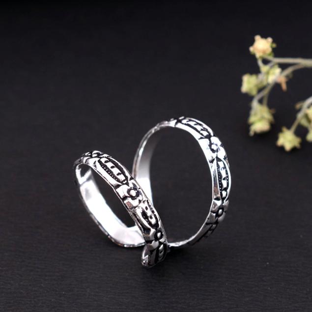 Handmade Silver Arthritis Ring – Adjustable Splint Thumb Band, Joint Pain Relief Therapy Jewelry