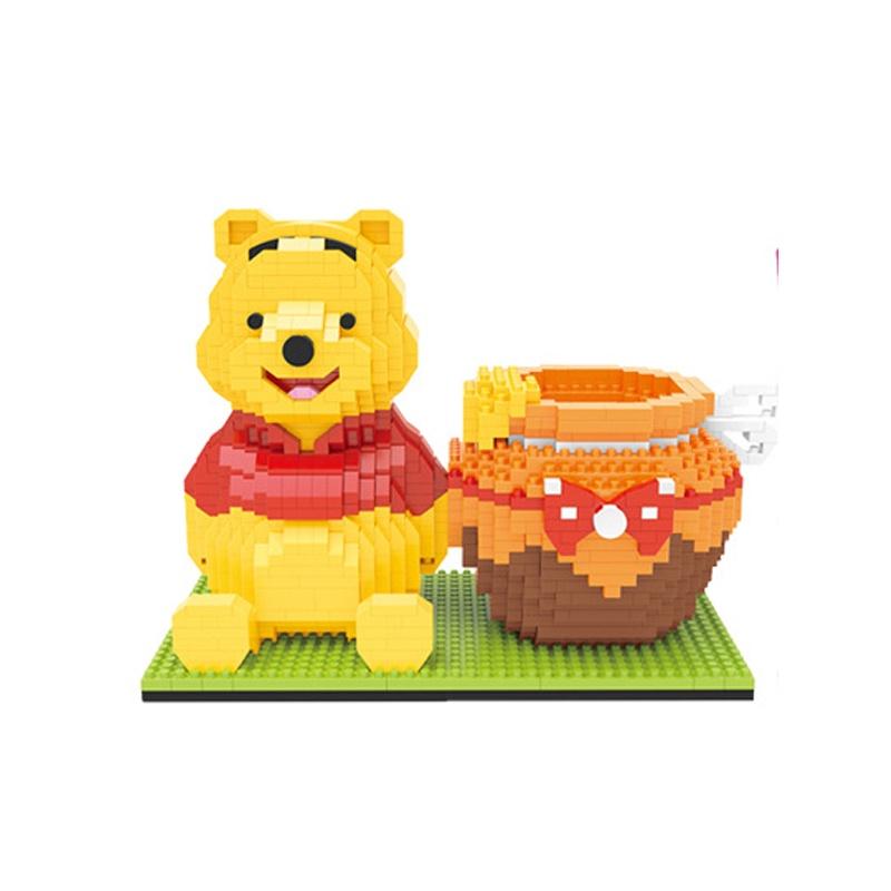 Strawberry Bear Building Block Pen Holder Abs Plastic Toy For 3c Configuration 14+