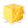 Cheese Shape Sensory Squeeze Toy Slow Rising Relaxing Toy Adults Relaxing Slow Rising Food For Boys Girls Teens Students Gifts