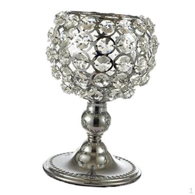 Crystal Candle Candlesticks for Dining Room Wedding Table Centerpieces