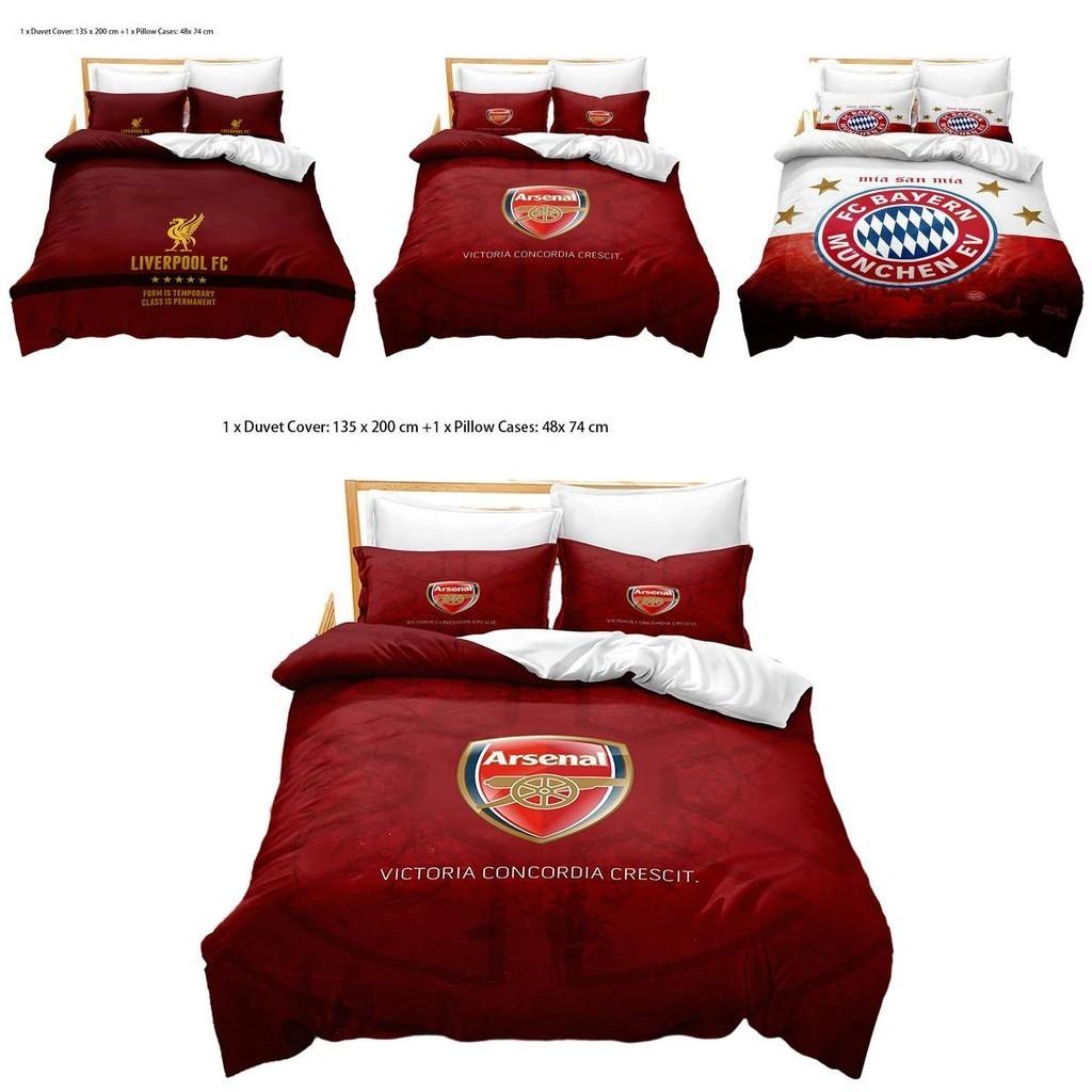 Luxury 3d Digital Print Bedding Set For Football Fans Wholesale Bedding Set For Football Enthusiasts