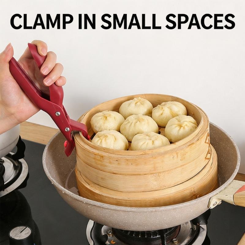 Nonslip Kitchen Gripper Bowl Clip Heat Resistant Kitchen Hot Food Clip Cooking Accessories Easy To Clean