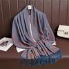 Women Paisley Scarf Cashmere Feeling Pashmina Shawls Tassel Hijab Head Wraps Femme Winter Scarves Foulard Bufanda