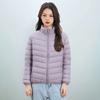 Women's new national standard 90 down simple down solid color women's stand-up collar women's clothing light down jacket women