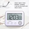 Digital Timer with Loud Alarm Large Screen Mute ON/Off Switch Kitchen Timer with Hanging Hole Bracket Time Reminder Tool for Home