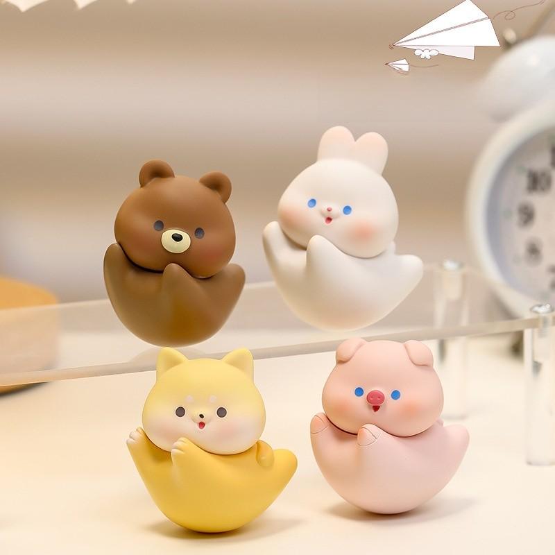 Süße Haustier Harz Hahn Figur Schreibtisch Dekoration Büro Mädchen Stressabbau Spielzeug Für Kinder Geschenk