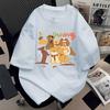 Women Cute Dog Graphic Print Cotton Short Sleeve T-Shirt Loose Oversized Round Neck Basic Tee Plus Size Casual Summer Tops